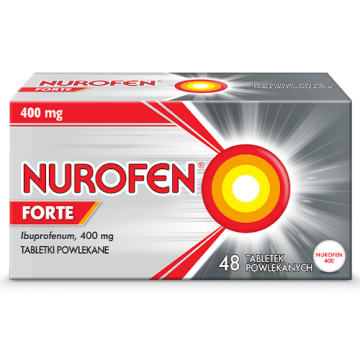 Nurofen Forte, 400 mg, tabletki powlekane, 48 szt.