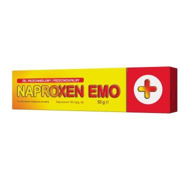 Naproxen Emo, 100 mg/g, żel, 55 g