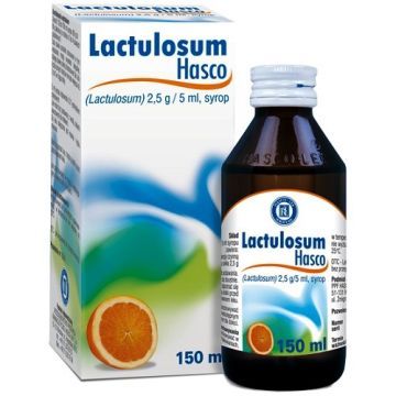 Lactulosum Hasco, (Lactulol), 2,5 g/5 ml, syrop, 150 ml