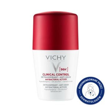 Vichy Clinical Control, dezod.,roll-on,96 h, 50 ml