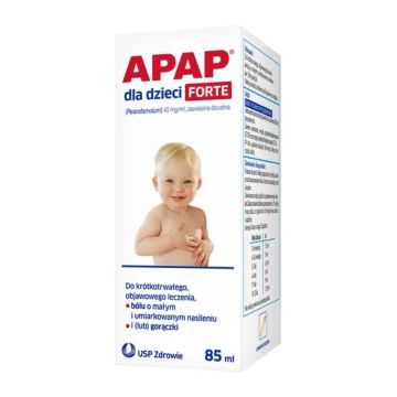 Apap dla dzieci forte, 40 mg/ml, zaw.doustna, 150 ml