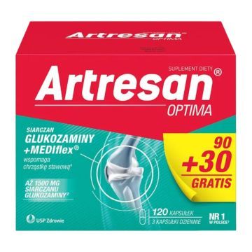 Artresan Optima, kapsułki, 90 szt. + 30 szt. GRATIS