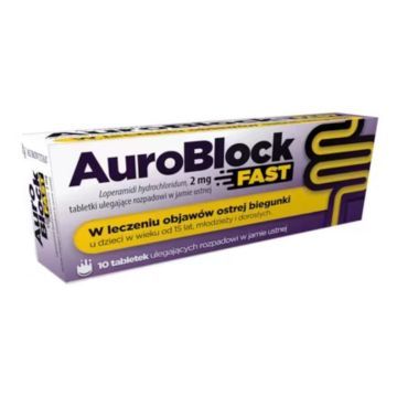 AuroBlock Fast, 2 mg, tabl.uleg.rozp.w j.ustn., 10 szt