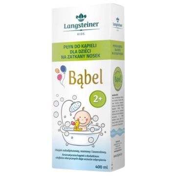 Bąbel, płyn d/kąp., na zatkany nosek dla dzieci, 400 ml