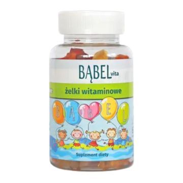Babel Vita, zelki, witaminowe, dla dzieci, 60 szt
