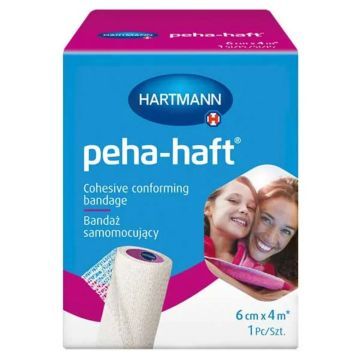 Bandaż samomocujący, Peha-haft easy,6cmx4m,1szt (310080)