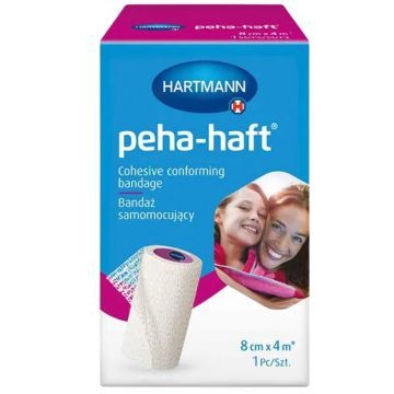Bandaż samomocujący, Peha-haft easy,8cmx4m,1szt (300087)