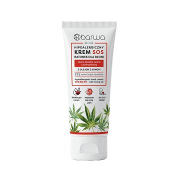 Barwa, Hipoalergiczny krem do rąk SOS skóra bardzo sucha 75 ml