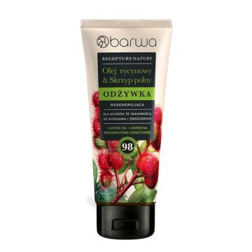 Barwa, Odżywka Regenerująca Olej rycynowy + Skrzyp polny Receptury Natury, 200 ml