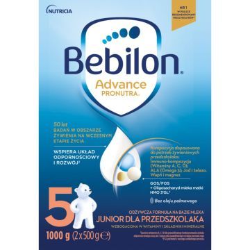 Bebilon 5 z Pronutra Advance, prosz.,1000 g (2x500g)