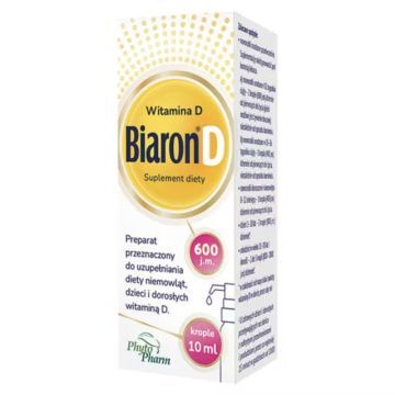 Biaron D 600 j.m., krople, 10 ml
