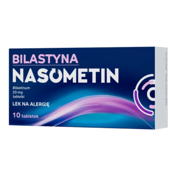 Bilastyna Nasometin, 20 mg, tabl., 10 szt