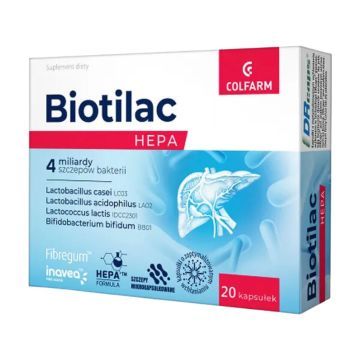 Biotilac Hepa, kaps., 20 szt