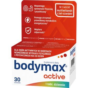 Bodymax Active, tabletki, 30 szt.