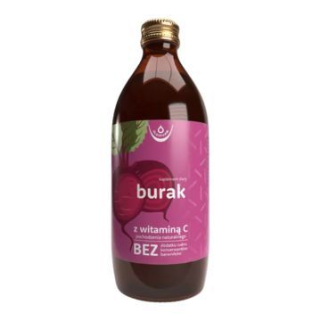 Burak z witaminą C pochodzenia naturalnego, sok, 500 ml