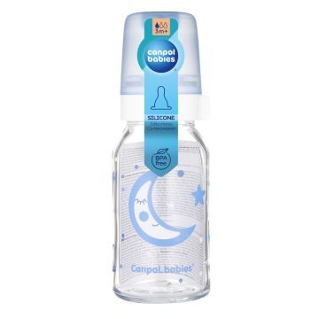 Butelka szklana wąska Canpol babies 120 ml NIGHT DREAMS