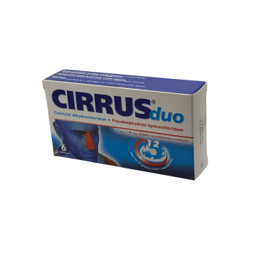 Cirrus Duo,5mg+120mg,tabl.o przedł.uw,(i.rów),InPh,LT,6szt