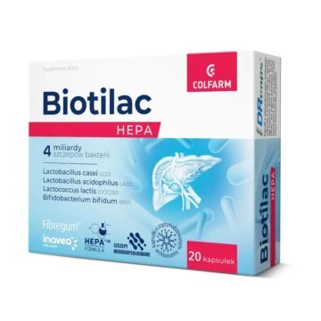 Biotilac Hepa, kapsułki, 20 szt.