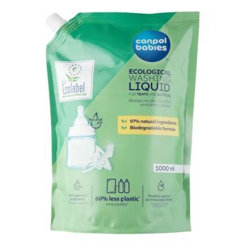 Canpol Babies, płyn do mycia smoczków i butelek, 1000ml