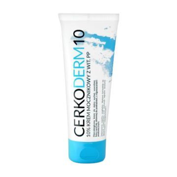 Cerkoderm 10 10% krem,mocznik.,z wit.PP, 75 ml
