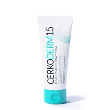 Cerkoderm 15, krem mocznikowy z AHA, 75 ml