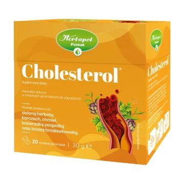 Cholesterol, herbatka zioł., 1,5 g, 20 szt