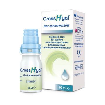 CrossHyal, krople do oczu, 10 ml