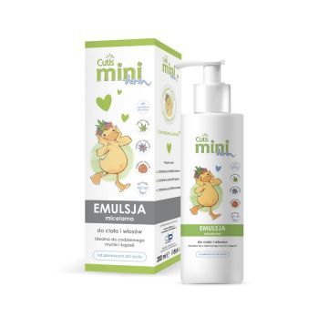 Cutis mini derm, emulsja micelarna do ciała i włosów, 200 ml