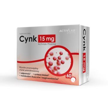 Cynk 15 mg Activlab Pharma, tabl., 60 szt