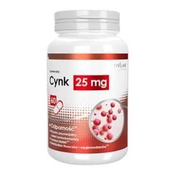 Cynk 25 mg Activlab Pharma, kaps., 60 szt