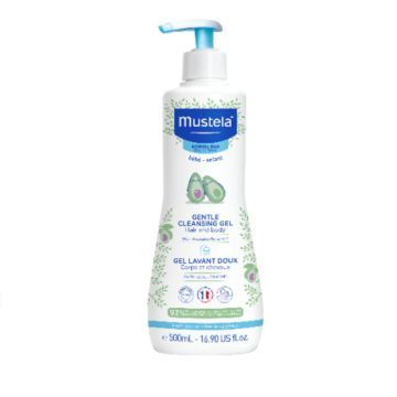 Mustela Bebe-Enfant, zel, delikatny, do mycia, 500ml