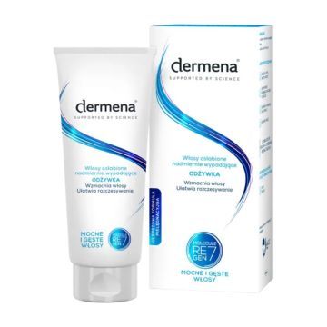 Dermena Hair Care, odżywka do włosów wzmacniająca i ułatwiająca rozczesywanie, 200 ml