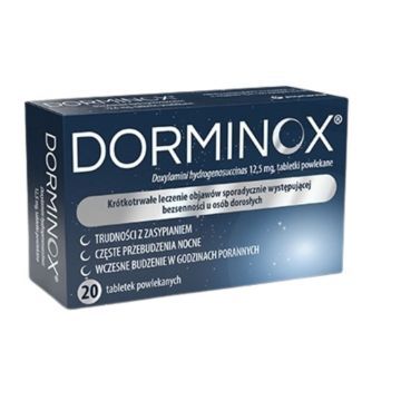 Dorminox, 12,5 mg, tabl.powl., 20 szt
