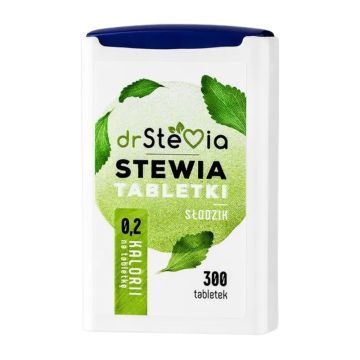 Dr Stevia Stewia, tabl., slodzik, 300 szt