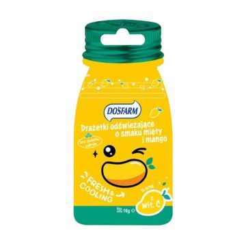 Drazetki odswiezajace o sm.miety i mango,b/cuk.,16 g