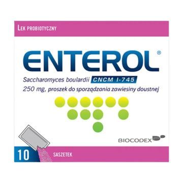 Enterol, 250 mg, prosz.d/sp.roztw.doustn.,20 saszet.