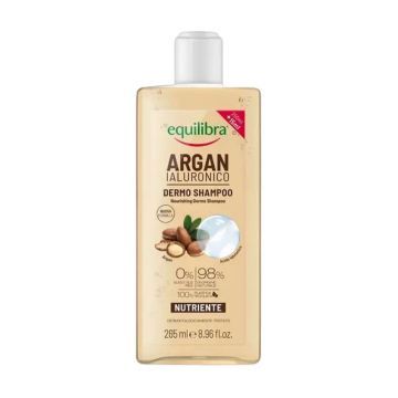 Equilibra, szamp., odzywczy, argan, kw.hialuron., 265 ml