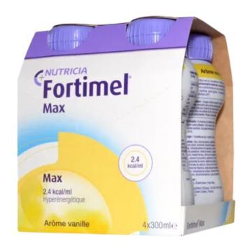 Fortimel Max, płyn wysokoenergetyczny o smak waniliowym, 4 x 300 ml