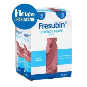 Fresubin Energy Fibre Drink,o sm.wisniowym, 200 ml, 4 butel.