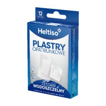 HELTISO, Plastry opatrunkowe zestaw wodoszczelny 12 szt.
