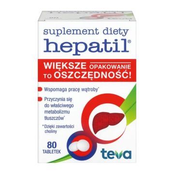 Hepatil, tabletki, 80 szt.