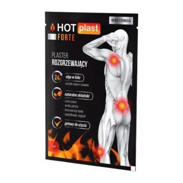 Hot Plast, plaster rozgrzewający, 9x14 cm, 1 szt.