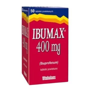 Ibumax 400 mg, 400 mg, tabl.powl., 50 szt