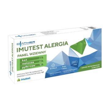 Imutest Alergia panel wziewny, test,do wykr.p/cial IgE,1zest
