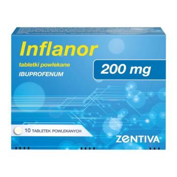 Inflanor, 200 mg, tabl.powl., 10 szt