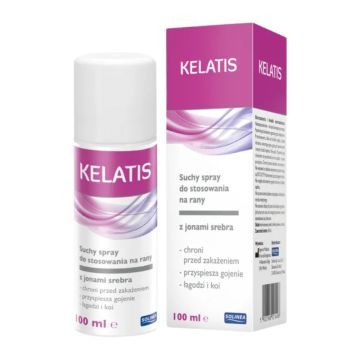 Kelatis, prosz., w sprayu, na rany, 100 ml