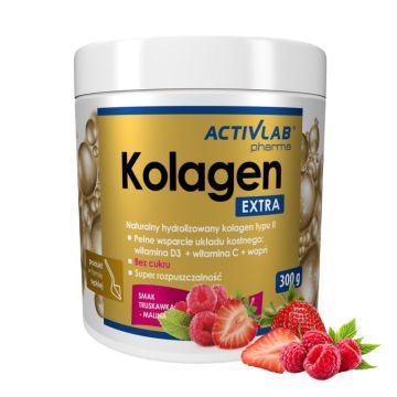 Kolagen Beauty Activlab Pharma, prosz.,sm.malina-trusk,300 g