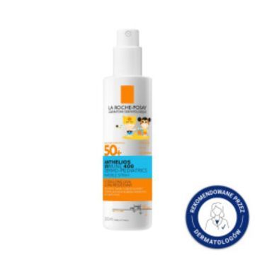 La Roche-P Anthelios DermoPediat 50+, niewidoczny spray, 200ml