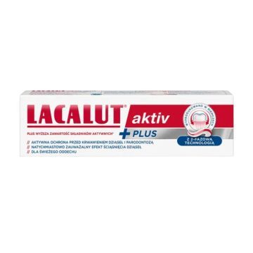 Lacalut Aktiv plus, pasta do zebow, 75ml