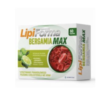 LipiForma Bergamia Max, kaps.twarde, 60 szt